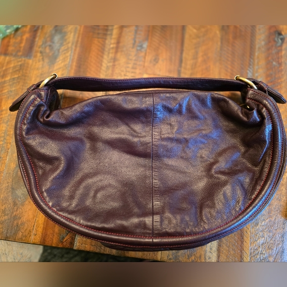 Marc By Marc Jacobs Bombay Hobo Bag Plum Padlock - Picture 3 of 13